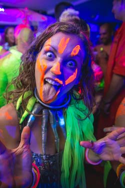 Blackout Glow Party 2014 photo - Duval Street, Key West